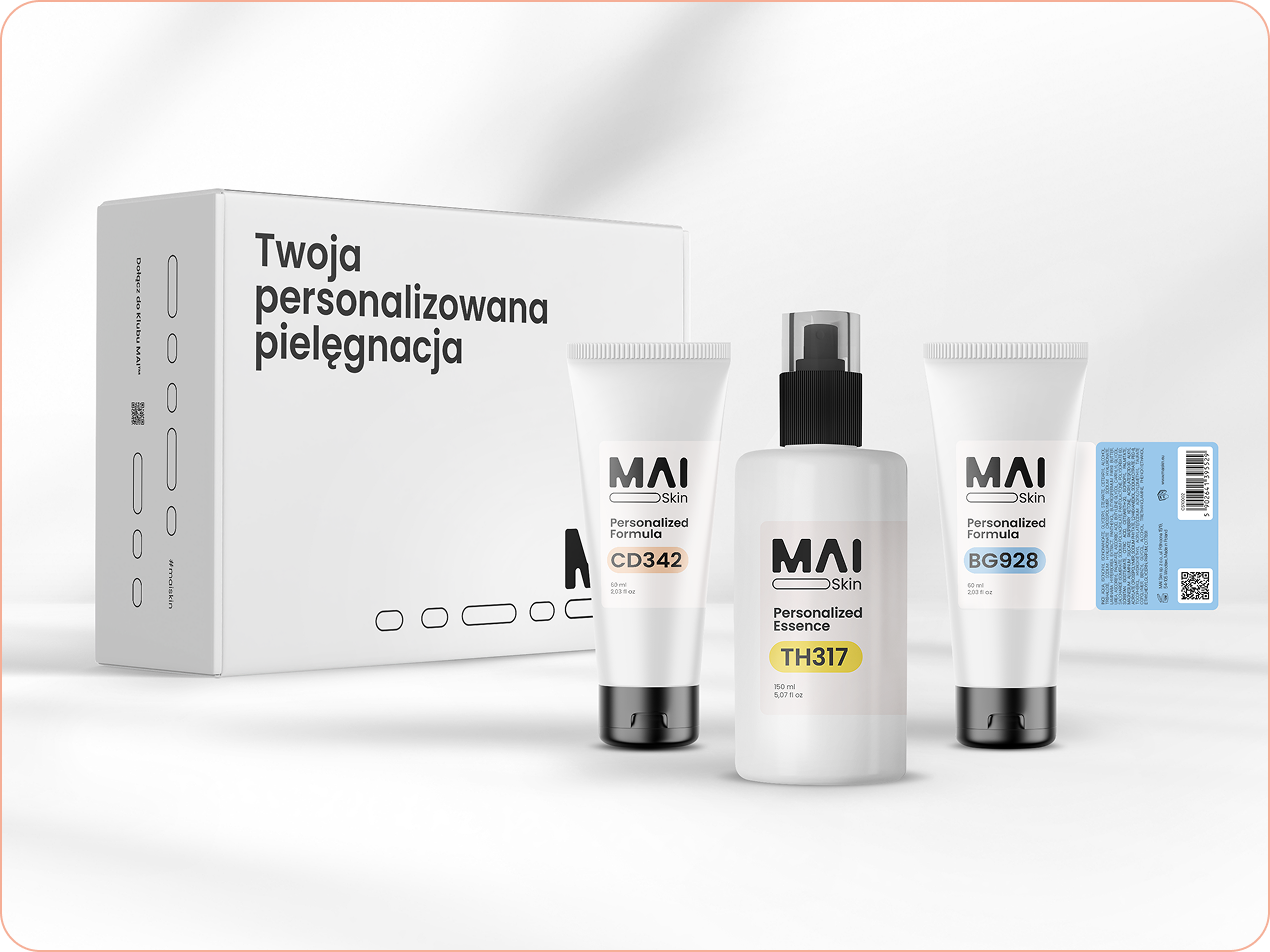 Zestaw kosmetyków personalizowanych